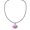 Purple, variant on Clouds Face Pendant Clavicle Chain Stylish Neckchain Adjustable Length Necklace for Women Choker