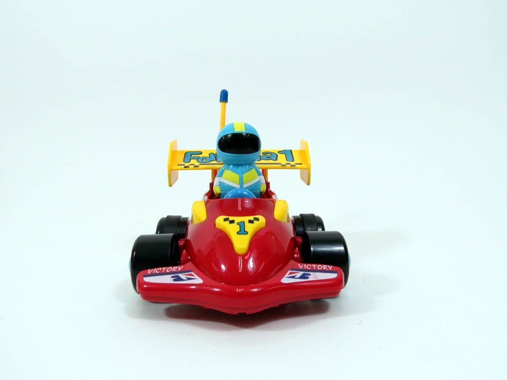 Cartoon Formula 1 RC Race Car Remote Control Xmas Toy for Toddlers Red MC03R 