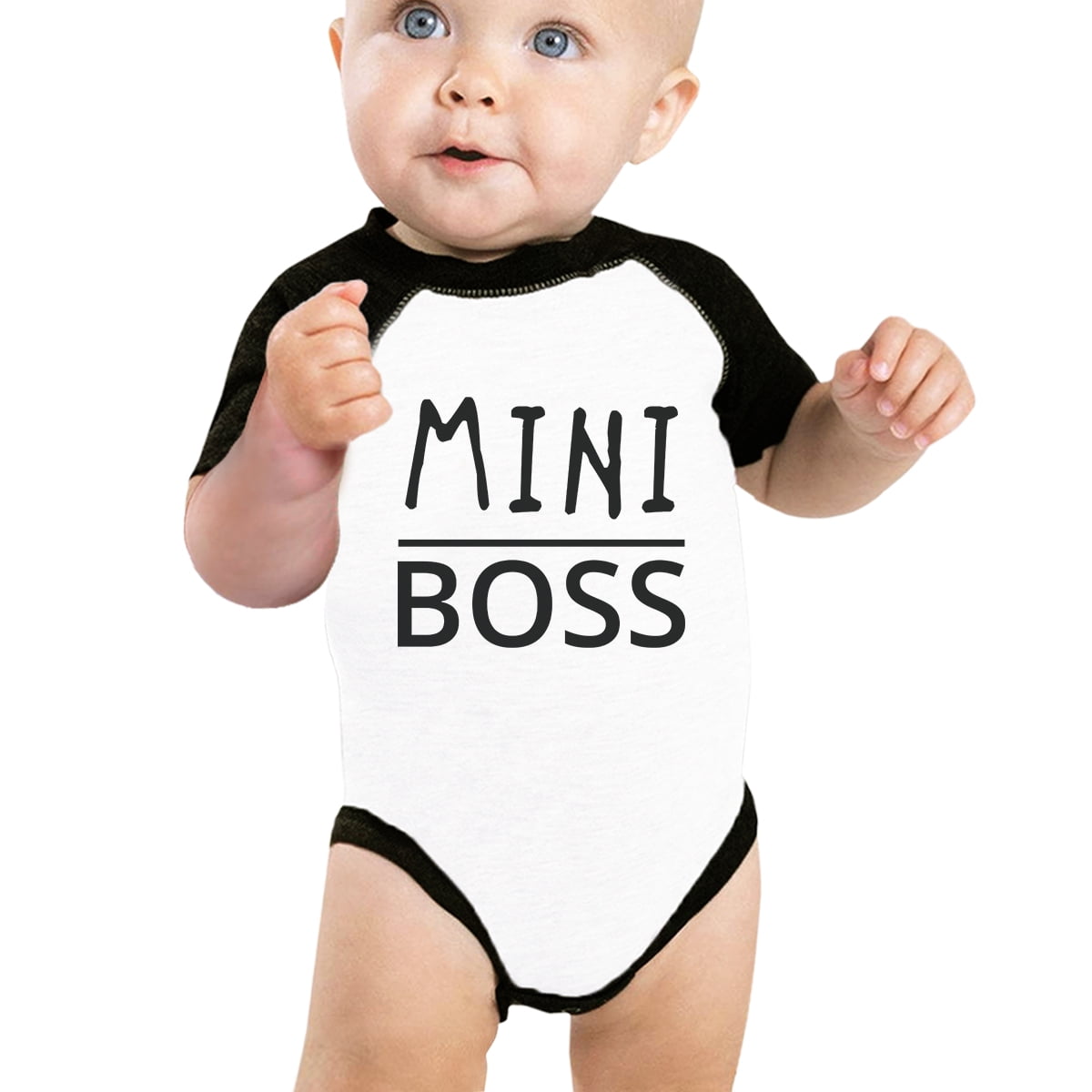 Mini Boss Cute Baby Vest Baby Grow Funny Bodysuit Baby Shower Gift 