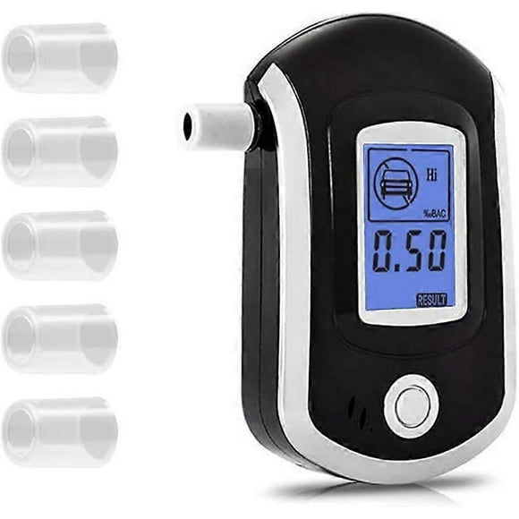 Digital Breathalyzer Breathalyzer Breathalyzer Breathalyzer with LCD Display Backlight Breathalyzer Included at the back of the Breathalyzer Portable