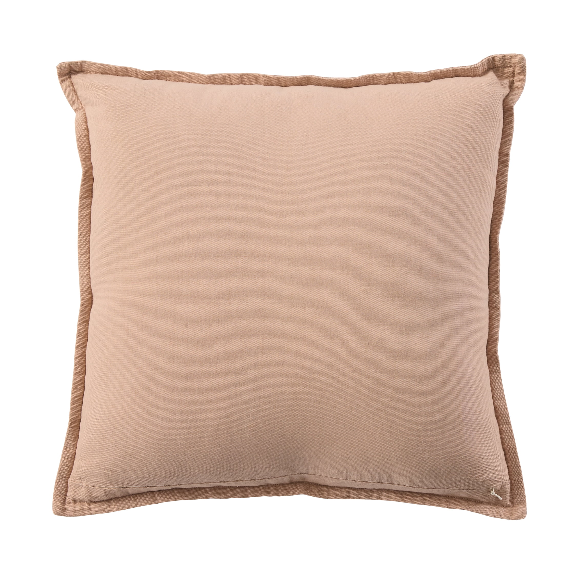Better Homes & Gardens Sophia 18x18 Inch Embroidered Floral Throw Pillow Cover, Antique Blush