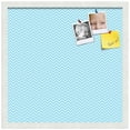 thumbnail image 2 of PinPix ArtToFrames 18x18 Custom Cork Bulletin Board    Poster Board Has a Fabric Style Canvas Finish, Framed in Satin White Frame (PinPix-247), 2 of 5