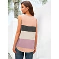 thumbnail image 5 of Women's summer sleeveless loose pleated square neck sleeveless shirt basic style, 5 of 6
