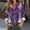 #076-Purple, variant on Craaazy Women's Casual Long Sleeve Button Down Shirts Gifts
