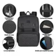 thumbnail image 4 of Mochila Para Laptop 15.6 Pulgadas Matein 1161 Térmica Con Interior Impermeable 25l Color Negro Lisa Para Hombre Y Mujer Negro, 4 of 7