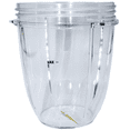 thumbnail image 4 of Blendin 18oz Short Cup and Flip Top To-Go Lid, Compatible with Nutribullet 600 Watt and 900 Watt Blenders, 4 of 6