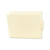 Heavyweight Manila End Tab Folders 9" Front, 1/3-Cut Tabs, Center Position, Letter Size, 100/Box