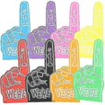 thumbnail image 1 of 8pcs Giant Foam Finger Foam Hand Pompom Colorful Cheerleading Foam Hand Vibrant For Sports, 1 of 3
