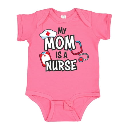 

Inktastic My Mom is a Nurse Gift Baby Boy or Baby Girl Bodysuit