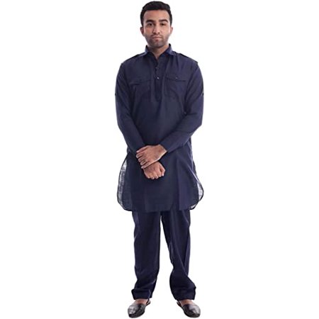 

Royal Kurta Mens Cotton Pathani Suit