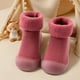 thumbnail image 4 of Calcetines Piso para Interiores Botines Felpa Invierno Zapatos Gatear Bebés Suela Suave Antideslizante Cómodos Y, 4 of 9