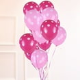 thumbnail image 3 of NUOLUX 50 Pcs 12 Inch Polka Dot Latex Balloon for Wedding Birthday Party Decoration (Rose Red and Pink), 3 of 5