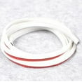 thumbnail image 2 of 5M Car T-Type Rubber Sealing Strip White For Car Edge Trim Bumper Lip Side Skirt Headlight Side Skirt Seal Edge Gap Strips, 2 of 8