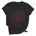 thumbnail image 2 of Independence Day POROPL Womens Tee Shirts,Cotton Womens Graphic T Shirts Crewneck Short Sleeve Shirt, 2 of 7