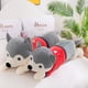 thumbnail image 2 of Cute / Soft / Husky Plush Toy / Strip Husky Pillow / Doll / Children's Birthday Gift / Christmas Giftgrey55cm Deng Xun unisex, 2 of 2