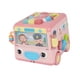 thumbnail image 3 of Autobús de juguete para niños, juguete para niños, aprendizaje de habilidades motoras finas, educación temprana, juguete Montessori rosa, 3 of 9