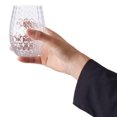 thumbnail image 5 of Ensemble de 4 Verres à Vin Ananas Sans Pied - Verres en Plastique Réutilisables Sans BPA, 5 of 5