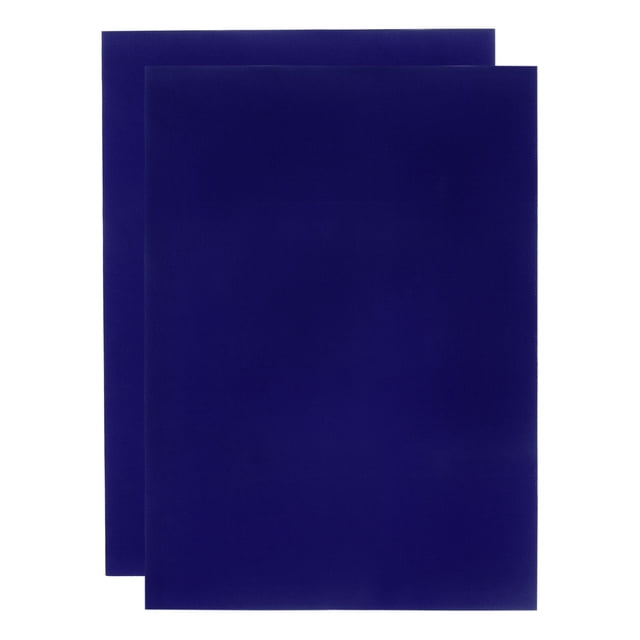 Unique Bargains 2Pieces 14 Count Cross Stitch Cloth 20 by 28 Inch Embroidery Fabric, Dark Blue