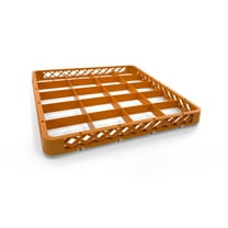 Extender Cup Rack | Durable Glass Rack Extension for Commercial Dishwasher | 20-Compartment | Orange