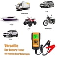 thumbnail image 3 of Battery Tester Car Battery Load Tester 100-9999CCA Digital Battery Analyzer for Cars and, 3 of 7