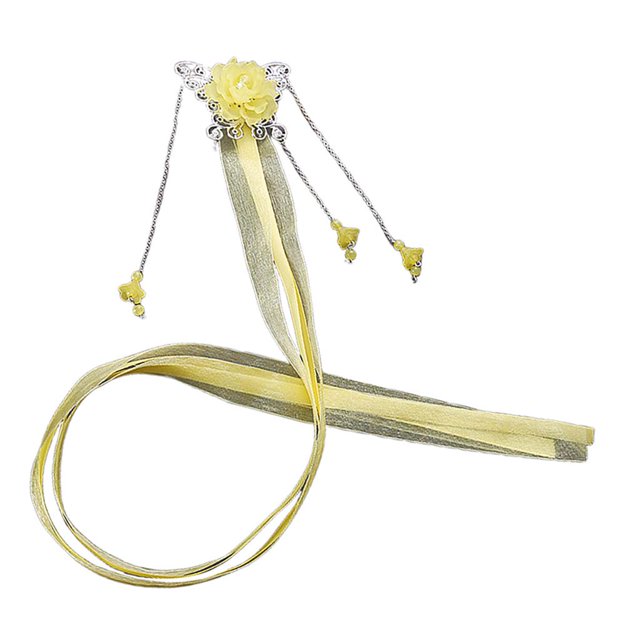Prettyia Cadena antigua Pinzas para el cabello Barrette Cinta Bun Horquil Amarillo Zulema Pinza de pelo para mujer Horquilla