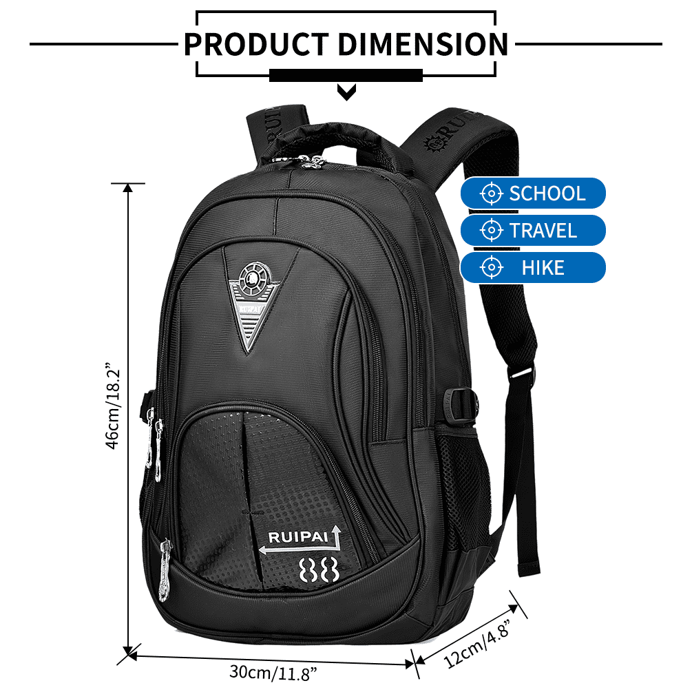 Vbiger Students Backpack for Boys Fashion School Backpack for