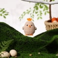 thumbnail image 3 of Easter Cartoon Three Colorful Chicken Costume Pendant For Party Plush Chick Figurine Easter Decorations Home Decor, 3 of 6