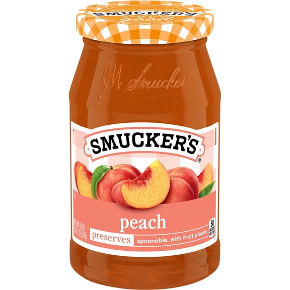 Smucker's Peach Preserves, 18 oz