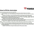 thumbnail image 6 of YUASA Maintenance Free VRLA Battery   #010210, 6 of 7