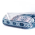 thumbnail image 1 of Lavish Home Fleece Sherpa Blanket Throw, Snowflakes, 1 of 2