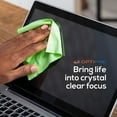 thumbnail image 3 of OPTIPAK Microfiber Lens Cloth - Eco Friendly Eye Glass Glasses Cleaning Cloth 10 Pack, White, 3 of 8