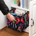 thumbnail image 5 of Elephant Foldable Storage Baskets with Handle, 10.8"x10.5"x10.6" - Large Capacity Toy Box Storage Box, 5 of 6