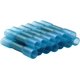 thumbnail image 2 of 100 Uds conectores de cable conector a tope de engarzado eléctrico terminales de cable de empalme completamente aislados conectores prensados ​​en frío para cableado azul, 2 of 5