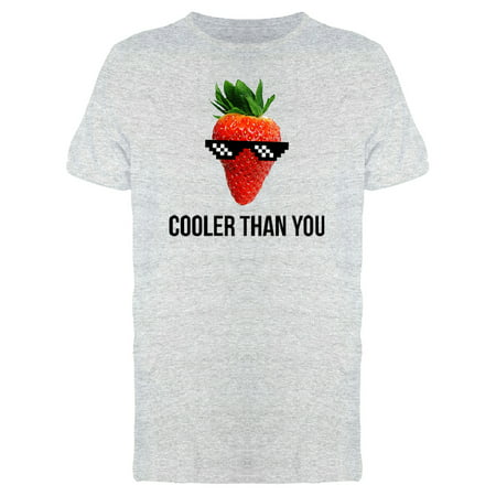 Pixel Sunglasses Strawberry Is Cooler Men's T-shirt