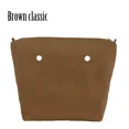 thumbnail image 1 of PU Nubuck Frosted Leather Waterproof Inner Lining Zipper Pocket for Obag Classic Mini Lining Insert for O BAG brown classic, 1 of 6