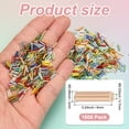 thumbnail image 3 of Uxcell 1800-Pack Cuentas Bugle, Cuentas de Vidrio de Tubo de Bordado de 2x6mm para Manualidades DIY/Pulseras/Collares Champagne, 3 of 7