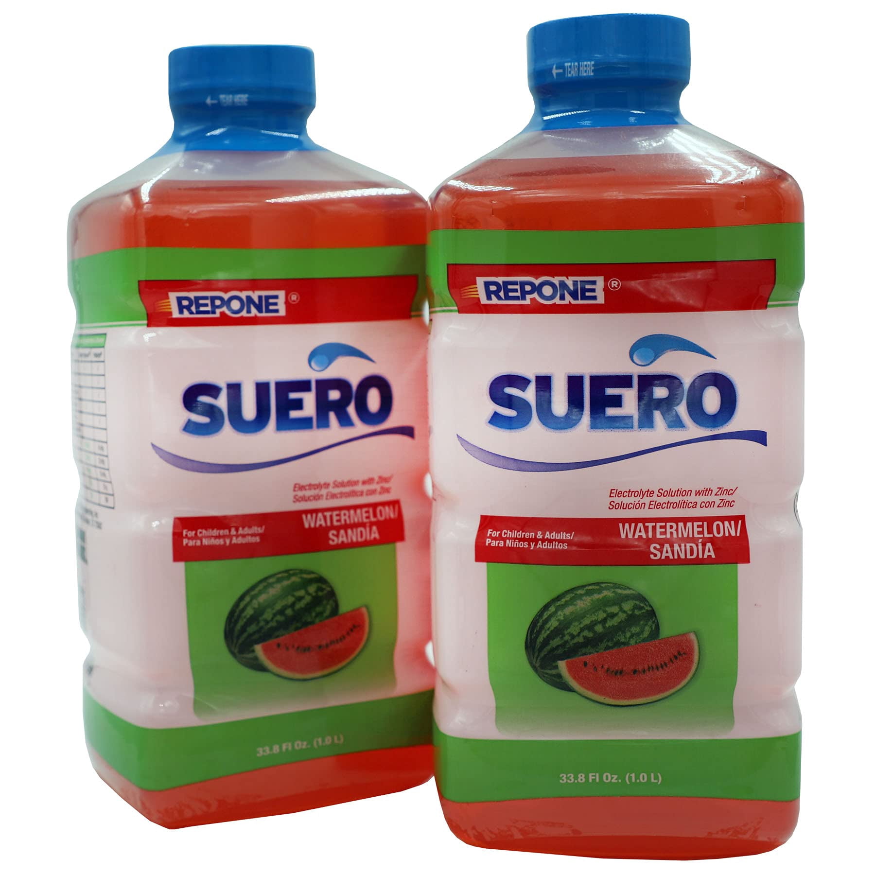 Solución electrolítica REPONE SUERO con sandía de zinc 1L (x2 ...