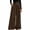 Brown, variant on Womens Wide Leg Trousers Elastic High Waisted Dress Pants Pleated Slacks Flowy Business Work Palazzo Pants Beige,XL