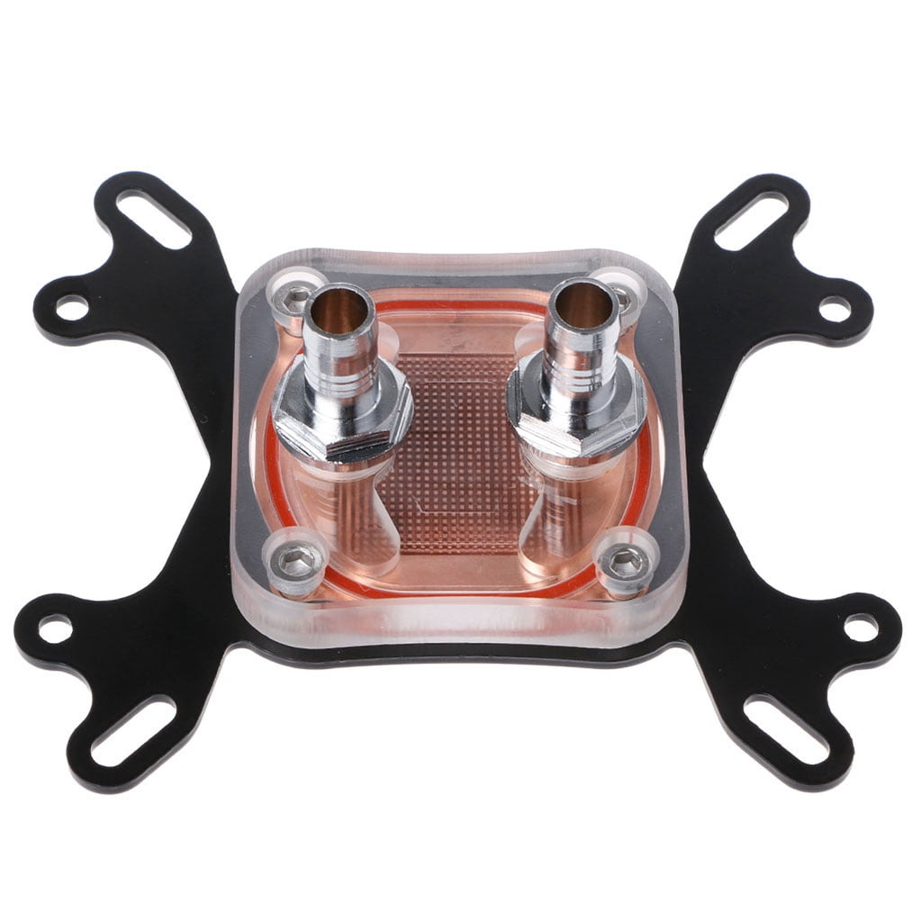 WINDLAND Computer CPU Water Cooler 50mm Transparent Cover Cooling Block For AMD for Intel