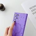 thumbnail image 3 of Full Star Magnetic Charging Phone case, Starry, Multi-Colour Options, Silicone Material, for Samsung Galaxy S23 S22 S21 S20 Ultra Plus FE Note20 Note10 Phone Case (Purple,S21 Plus), 3 of 7