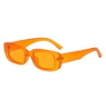 thumbnail image 2 of Lumistal Small Square Frame Sunglasses for Women Trendy Lightweight Sun Glasses UV Protection Fashion Summer Sunnies for Women Versatile Women's Sunglasses Orange One Size, 2 of 3