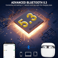 thumbnail image 3 of Wireless Earbuds, Bluetooth 5.3 Headphones 40Hrs Playtime Deep Bass Stereo in-Ear Earbud, Call Noise Canceling Headphones with Mic, IP7 Waterproof Earphones for iPhone Android, 3 of 6