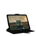 thumbnail image 6 of UAG iPad 11" A16 11th Gen 2025, 10.9" 10th Gen 2022 Case A3354 A3355 A2696 - Rugged Slim Protective Folio Cover with Pencil Holder, Scout Folio Black/Olive, 6 of 8
