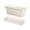 White-390424BB, variant on Planter Box For Outdoor Garden, Plastic Flower Pot With Drainage Holes, Window Box Planter For Herbs And Vegetables, Medium Size 12x6 Inches