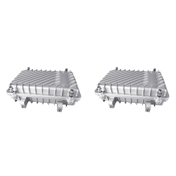 2X Long Range Wireless AP Bridge Amplifier IP66 Box Cast Aluminum Metal Housing for Communication Base Station