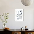thumbnail image 5 of Austin, Texas  Latitude and Longitude Blue, Stretched Canvas Wall Art by Lantern Press  Sold by ArtCom, 5 of 5
