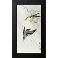 thumbnail image 2 of Koson, Ohara 9x14 Black Modern Framed Museum Art Print Titled - Songbirds in rain, 2 of 5