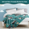 thumbnail image 5 of French Bulldog Gift Blanket, " Bulldog Throw Blanket for Women Men Kids Teens, Bulldog Lovers Gift, Soft Flannel Dog and Paw Print Blanket for Couch Sofa Bed(40"x50"), 5 of 8