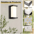 thumbnail image 3 of Lámpara De Pared Bloosom  Impermeable Para Exteriores Arbotantes Negro, 3 of 4