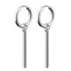 thumbnail image 1 of Pendiente colgante de acero inoxidable jinwen Pendientes de barra larga, 1 of 8